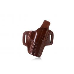 Pancake style open top OWB leather holster Basic