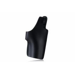 Slim design OWB leather holster with thumb break Basic
