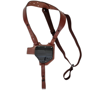 Horizontal Hybrid Shoulder Holster with Single Harness