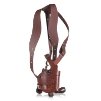 Outlet ROTO shoulder holster for guns with light with double magazine pouch