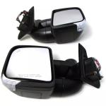 Clearview COMPACT Towing Mirrors For Jeep Grand Cherokee, 2010 - 2021