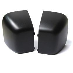 Clearview COMPACT Mirror Replacement Parts, Mirror Head Covers, Pair, Black Finish
