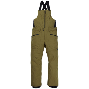Burton Reserve Tall Bib Pants Men's 2024 in Green size X-Small | Polyester