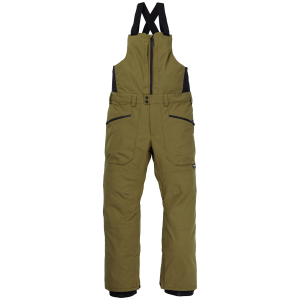 Burton Reserve Bib Pants 2024 in Green size X-Small | Polyester