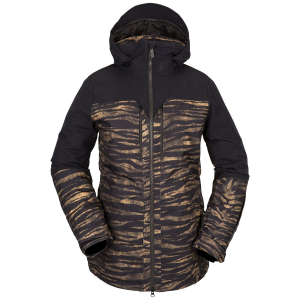 Women's Volcom Shelter 3D Stretch Jacket 2023 in Brown size X-Small