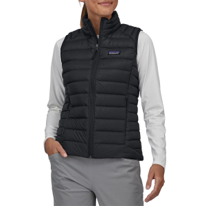 Women's Patagonia Down Sweater Vest 2026 in Black size Medium | Nylon/Spandex/Plastic