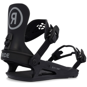 Kid's Ride K-1 Snowboard Bindings 2026 in Black size Medium | Nylon/Aluminum