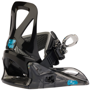 Kid's Burton Grom Snowboard Bindings 2026 in Black size Medium