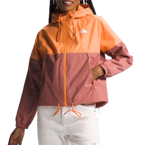 Women's The North Face Antora Rain Hoodie 2024 - X2X-Large Orange in Mahogany size 3X-Large | Nylon/Polyester
