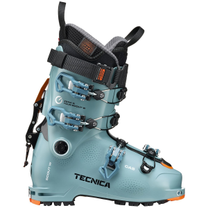 Women's Tecnica Zero G Tour Scout W Alpine Touring Ski Boots 2024 in Light Blue size 22.5 | Rubber