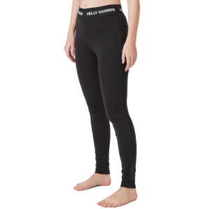 Women's Helly Hansen Lifa Midweight Base Layer Pants 2023 in Black size X-Small | Wool
