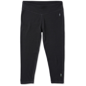 Women's Smartwool Classic Thermal Base Layer 3/4 Bottoms 2026 in Black size X-Large
