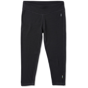 Women's Smartwool Classic Thermal Base Layer 3/4 Bottoms 2026 in Black size X-Large