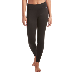 Women's Patagonia Capilene Mid Weight Bottoms 2026 in Black size 2X-Large | Polyester