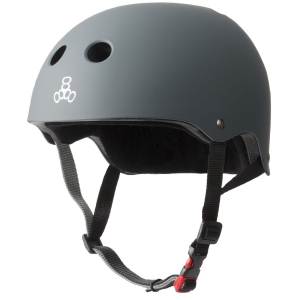 Triple 8 The Certfied Sweatsaver Skateboard Helmet 2026 in Gray size Large/X-Large
