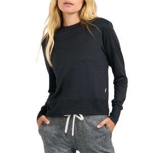 Women's Vuori Daydream Crew 2025 in Black size Medium | Elastane/Polyester