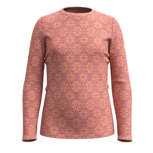 Kid's Smartwool Classic Thermal Base Layer Crew Top 2025 in Pink size Large