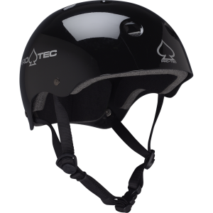 Pro-Tec Classic Skate Skateboard Helmet 2025 in Black size Small | Nylon