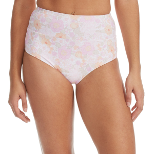Women's Rhythm Melody Bikini Bottoms in Pink size Medium | Nylon/Spandex