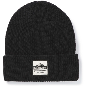 Smartwool Patch Beanie Hat 2026 in Black | Wool/Polyester