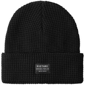 Picture Organic York Beanie Hat 2024 in Black | Spandex/Polyester