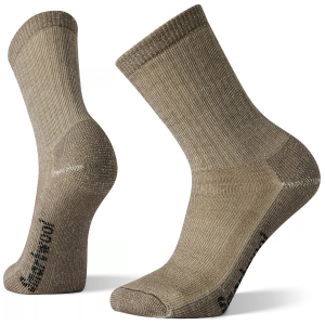 Smartwool Classic Hike Full Cushion Crew Socks Unisex 2024 Khaki size X-Large | Nylon/Wool/Elastane