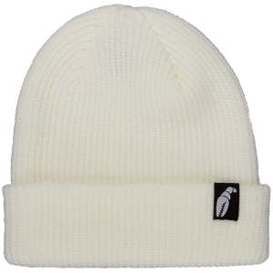 Crab Grab Claw Label Beanie Hat 2026 in White | Acrylic