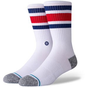 Stance Boyd ST Socks 2025 in White size Large | Nylon/Cotton/Elastane