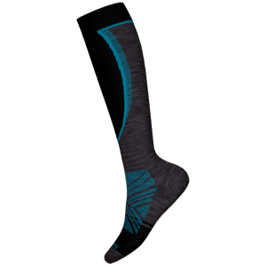 Women's Smartwool Targeted Cushion OTC Socks 2026 in Charcoal size Medium | Nylon/Wool/Elastane