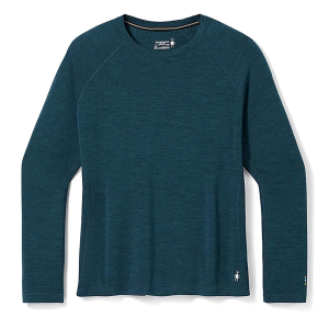 Women's Smartwool Classic Thermal Base Layer Plus Top 2025 - X2X-Large in Blue size 3X-Large