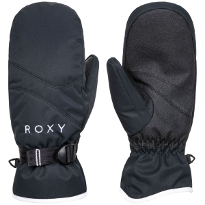 Women's Roxy Jetty Solid Mittens 2025 in Black size Small