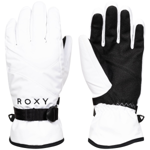 Women's Roxy Jetty Solid Gloves 2025 in White size X-Large | Leather