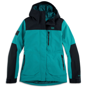 Women's Outdoor Research Kulshan Storm Jacket 2023 in Green size X-Small | Nylon