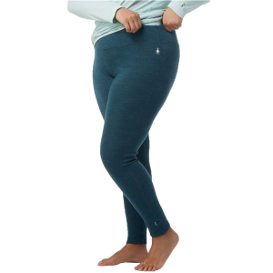 Women's Smartwool Classic Thermal Base Layer Plus Bottoms 2025 in Blue size X-Large