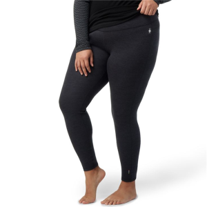 Women's Smartwool Classic Thermal Base Layer Plus Bottoms 2024 in Gray size 2X-Large