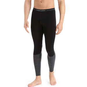 Icebreaker 200 ZoneKnit(TM) Leggings Men's 2024 in Black size X-Large | Wool