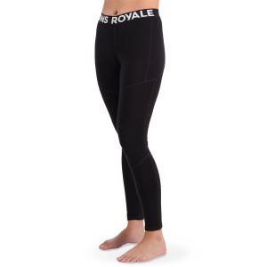 Women's MONS ROYALE Olympus Leggings 2026 in Black size Large | Wool/Elastane