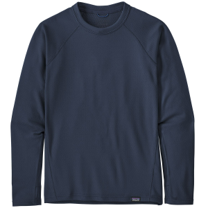 Kid's Patagonia Capilene Midweight Crew 2024 in Blue size X-Large | Polyester