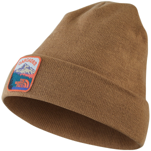 The North Face Embroidered Earthscape Beanie Hat 2023 in Brown | Polyester