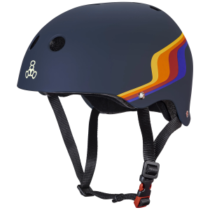 Triple 8 The Certfied Sweatsaver Skateboard Helmet 2026 in Blue size Small/Medium