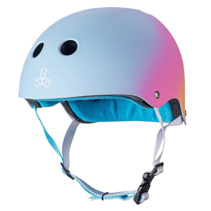 Triple 8 The Certfied Sweatsaver Skateboard Helmet 2026 in Pink size Small/Medium