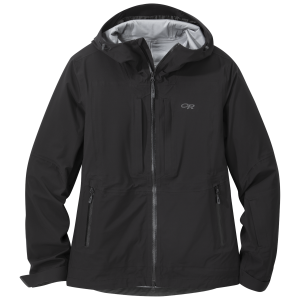 Women's Outdoor Research Carbide Plus Jacket 2024 in Black size 4X | Nylon