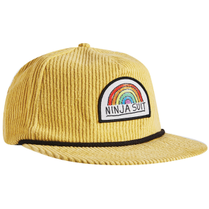 Airblaster Ninja Rainbow Corduroy Hat 2023 in Yellow