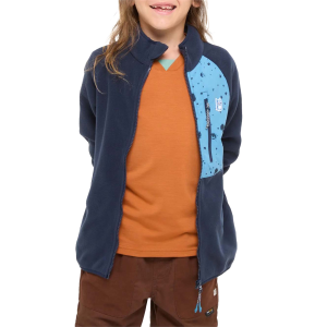 Kid's namuk Avan Bio-Fleece Jacket 2024 in Blue size 7-9Y | Polyester/Plastic