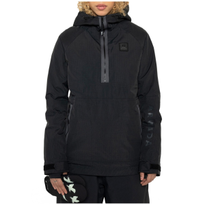 Women's Armada Rosalie 2L Insulated Anorak Jacket 2025 in Black size Medium | Nylon