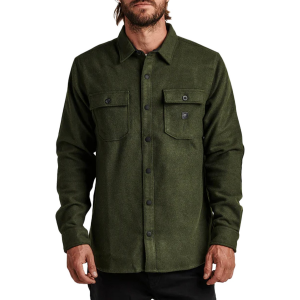 Roark Nordsman Shirt Men's 2024 Green size Small | Wool/Polyester