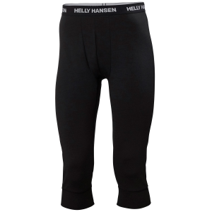 Helly Hansen Lifa Midweight 3/4 Base Layer Pants 2026 in Black size X-Large | Wool