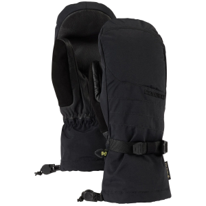 Women's Burton Deluxe GORE-TEX Mittens 2025 in Black size Medium | Leather