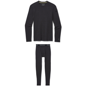 Smartwool Classic Thermal Base Layer Crew Top Men's 2026 - XS Package (XS) + X-Large Bottoms in Black size Xs/Xl