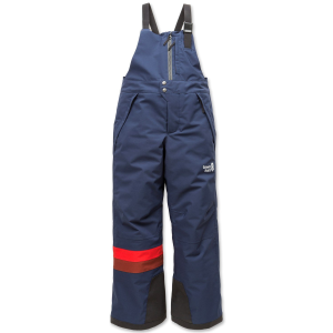 Kid's Town Hall Mountain Town Winter Bibs 2025 in Black size X-Large | Nylon/Polyester